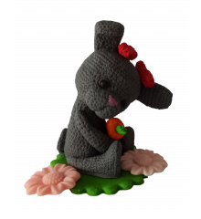 Фигурка "Зайка вязаный" 1 шт