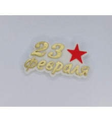 Табличка "23 февраля" 1 шт
