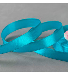 Лента атласная, 12 мм × 23 ± 1 м, цвет морская волна №47