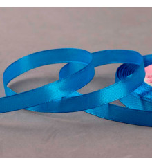 Лента атласная, 10 мм × 23 ± 1 м, цвет лазурный №36