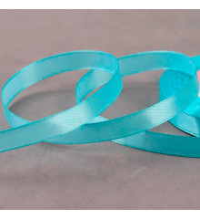 Лента атласная, 10 мм × 23 ± 1 м, цвет голубой №11