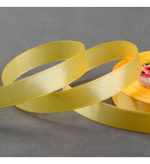 Лента атласная, 12 мм × 23 ± 1 м, цвет сливочный №133