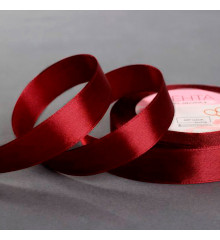 Лента атласная, 20 мм × 23 ± 1 м, цвет бордовый №156