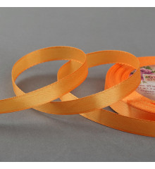 Лента атласная, 10 мм × 23 ± 1 м, цвет янтарный №17