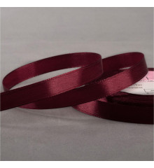 Лента атласная, 10 мм × 23 ± 1 м, цвет бордовый №156