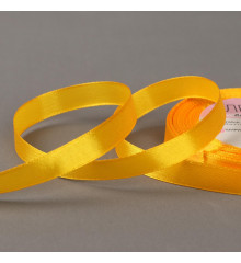 Лента атласная, 12 мм × 23 ± 1 м, цвет оранжевый №16