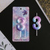 Свеча-цифра в торт «3»