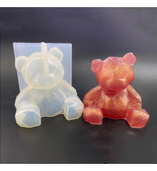 Молд Силиконовый 3D Медведь