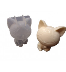 Молд Силиконовый 3D Котик