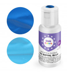 Краситель гелевый Gleb colors 102 ROYAL BLUE, 20 г